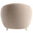 Ver imagem 3 de Poltrona Decorativa Versátil Orgânica Nuvem Bouclé - Zahav:bege