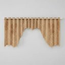 Ver imagem 5 de Cortina Bando Renda Cascata Cozinha Floral 2,95x1,00 Variada:Marrom