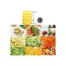 Cortador Profissional Ralador de Legumes Frutas Verduras Alimentos Multiuso Corte Rapido Preparo - 8