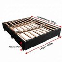 Ver imagem 2 de Base de Cama Box na Caixa Casal 137x187 Desmontável e Prática