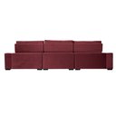 Ver imagem 6 de Sofá Retrátil e Reclinável 4,15m Cama inBox Big Puffer com SoftGel D40 Velupluma Vinho