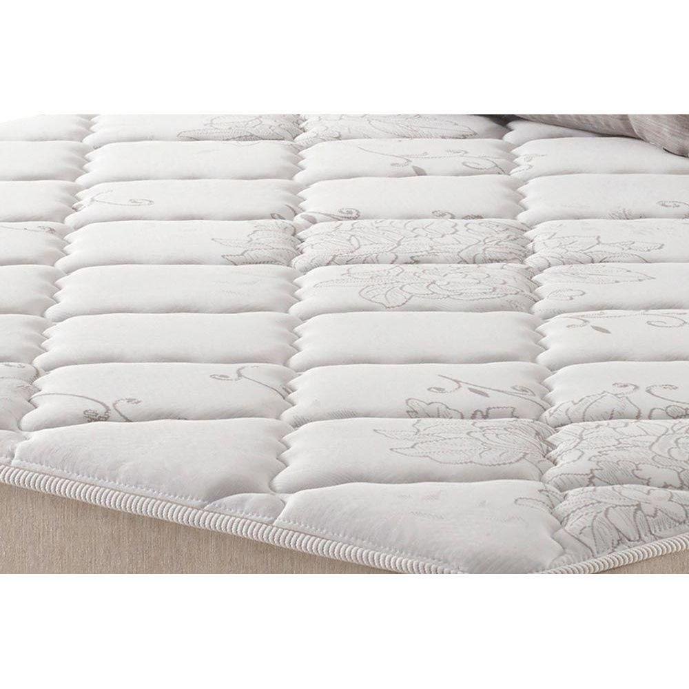 Cama Box Baú Solteiro: Colchão Molas Ensacadas Classic + Base Crc Suede Black(88x188) - 2