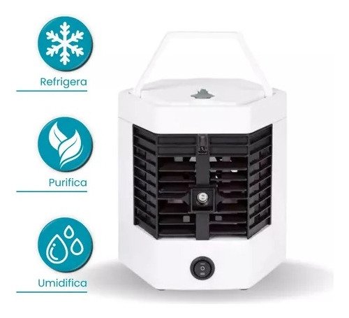 Mini Ar Condicionado Climatizador Umidificador Portátil Usb - 2