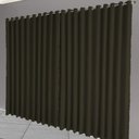 Ver imagem 1 de cortina blackout Celina quarto de janela 5,50 x 2,70 preto