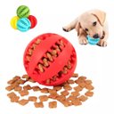 Ver imagem 4 de Kit 03 Bola Porta Petisco Cães Pet Brinquedo Interativo 5cm