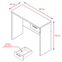 Ver imagem 5 de Mesa para Estudos 1 Gaveta NT2000 Notável