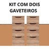 Conjunto Mel Gaveteiro Para Quarto Roupa Redecore Gaveteiro para diversos ambientes - 2