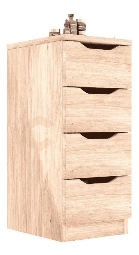 Conjunto Mel Gaveteiro Para Quarto Roupa Redecore Gaveteiro para diversos ambientes - 3
