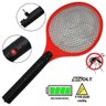 Raquete Mata Insetos Mosquito Mosca Voadores Recarregável Bivolt Elétrica Eficiente Portátil - 5