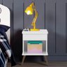 Mesa De Cabeceira Pequena Branca Niko Shop Jm Baby - 1