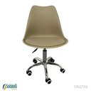 Ver imagem 3 de Kit 2 Cadeiras Office Giratória Chicago Pu Várias Cores - Fratini