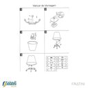 Ver imagem 7 de Kit 2 Cadeiras Office Giratória Chicago Pu Várias Cores - Fratini