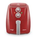 Ver imagem 1 de Fritadeira Elétrica - Airfryer Ichef Polishop - AllSpace - Carmim - Vermelho | 220V