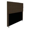 Cabeceira Estofada Manchester 195cm King Size Suede Marrom - 4