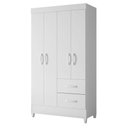Ver imagem 6 de Berço com Guarda Roupa Convencional Nacional Life 2186 com Mobi Branco Flex MDF 12mm Albatroz Mó