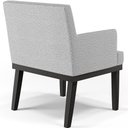 Ver imagem 2 de Kit 02 Poltronas Decorativas Sala de Estar Base Preto Beatriz W01 Bouclê Cinza - Lyam Decor