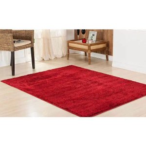 Tapete Sala 200 x 300 Classic Vermelho Cereja