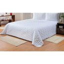 Ver imagem 1 de Kit Tapete Passadeira Quarto 3 Peças Classic Perola Creme