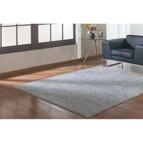 Tapete Sala 100 x 150 Classic Cinza