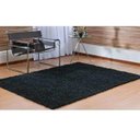 Ver imagem 2 de Tapete Sala Shaggy Lyon 50 Mm Preto 200 x 250 Antiderrapante