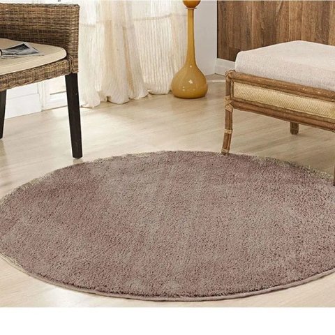 Tapete Redondo Classic Sala 100M Nude