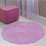 Tapete Sala Redondo 200M Classic Rosa - 1