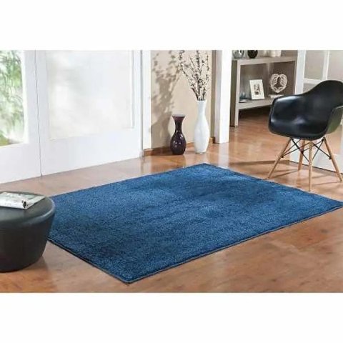 Tapete Sala Classic 100cm x 150cm Azul Jeans
