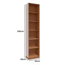 Ver imagem 4 de Modulado Setiba Cantoneira Lateral 56cm Carvalho/off White