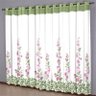 Cortina Sala 220 cm x 240 cm Estampada Painel Valência Verde - 1