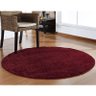 Tapete Sala Redondo 200M Classic Vermelho Marsala - 1