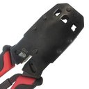 Ver imagem 2 de Alicate Crimpar Rede Profissional RJ11 RJ12 RJ45 RJ50 10 Vias LT-200R