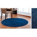 Ver imagem 3 de Tapete Sala Redondo 150M Classic Azul Jeans - Azul-Marinho