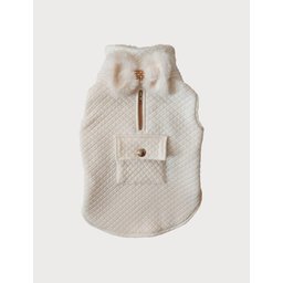Colete Matelasse Off White para Cachorro - Gg - 1
