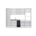 Ver imagem 3 de Cozinha Modulada Celeste Kappesberg 100% Mdf Branco/azul 300cm