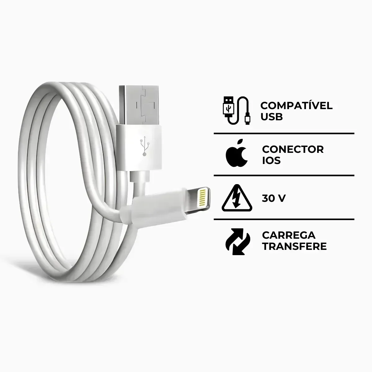 Ver imagem 7 de Cabo Lightning Conector Usb