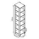 Ver imagem 2 de Closet Multi Yes Com Cabideiro 2 Gavetas E 14 Prateleiras Nova Mobile Montana
