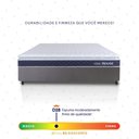 Ver imagem 5 de Conjunto Box Cinza Durban Azul Espuma D28 Casal 138x188x57 - King House