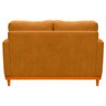 Sofa Berlim 2 Lugares Base de Madeira Tecido Impermeavel Terra Cota - 5