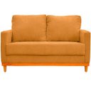 Ver imagem 1 de Sofa Berlim 2 Lugares Base de Madeira Tecido Impermeavel Terra Cota
