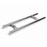 Puxador Para Porta H Duplo Aco Inox 60cm Casa Porta Pivotante (BSL-PXD-1) - 2