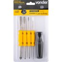 Ver imagem 2 de Jogo de Chaves de Fenda/Phillips Mini 5 peças Vonder