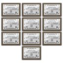 Ver imagem 1 de Kit 10 Certificados/diplomas A4 com Tela de Acetato e Mdf Titulo Moldura Madeira