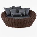 Ver imagem 1 de Chaise Monique em Trico Náutico Alumínio para Edícula, Piscina Trama Original