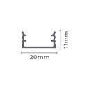 Ver imagem 2 de Perfil de Sobrepor para Fita Led Nordecor 20mm