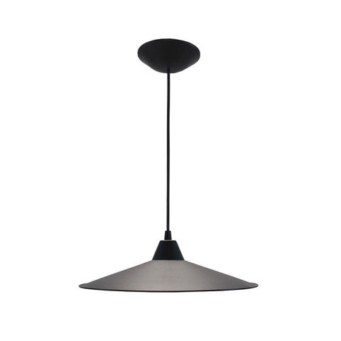 Pendente 519 Preto Chapéu Chinês Diâmetro 30 Cm