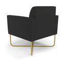Ver imagem 7 de Kit 2 Poltronas Base X Industrial Dourado Marisa Veludo D03 - D’Rossi