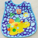 Ver imagem 2 de Babador Encanto para Bebê 45x28cm Dino Azul