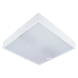 Plafon Sobrepor 105 Branco para 4 Lâmpadas 45x45cm - 1