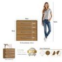 Ver imagem 6 de Cômoda com 4 Gavetas 90cm Integrato Freijó