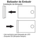 Ver imagem 4 de Balizador de Embutir 824